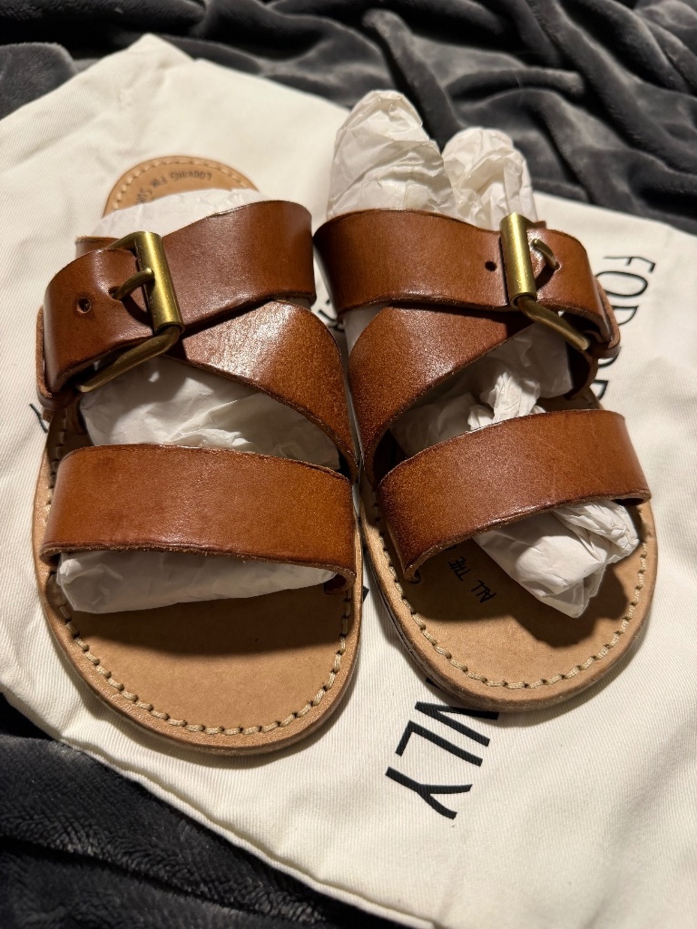 Golden Goose Cognac Sandals 37/7
